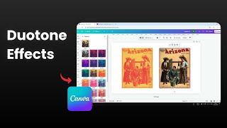 How to Apply Duotone in Canva [upl. by Robbi]