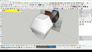 sketchup tutorial  complex modelling [upl. by Shermy]