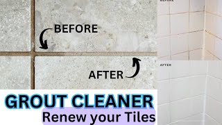 GROUT CLEANER TO RENEW YOUR TILES [upl. by Talbott]