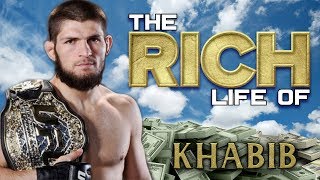 KHABIB NURMAGOMEDOV  The RICH LIFE  FORBES Net Worth 2018  Cars Mansion Hat [upl. by Hsakiv]