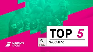 Top5  Woche 16  FLYERALARM FrauenBundesliga  MAGENTA SPORT [upl. by Pallaton]