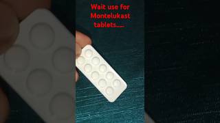 Montelukast sodium tabletsmontas L tablets useyoutubeshorts health mbbs aiims medicaldevice [upl. by Mcmillan138]