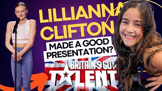 Lilliana Clifton Got Hurt on BGT  React Zhara Miranda [upl. by Asiulairam]