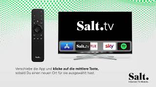 2 Apps auf Apple TV neu anordnen [upl. by Carlstrom489]