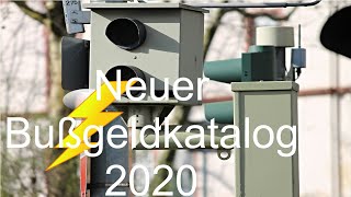 Neuer Bußgeldkatalog ab 28042020 [upl. by Enninaej]