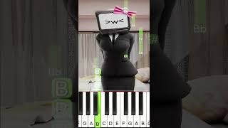 Boom Boom Boom Boom skibidi toilet Animation  Piano Tutorial [upl. by Ahsekal]