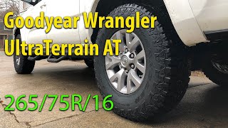 Goodyear Wrangler Ultraterrain AT Tire Review [upl. by Stickney914]