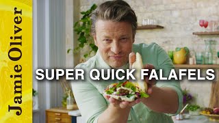 Super Quick Falafels  Jamie Oliver [upl. by Verner]