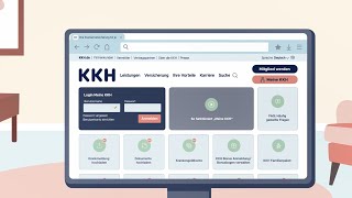 KrankenkassenDinge ganz einfach online erledigen  Ihr persönlicher OnlineBereich Meine KKH [upl. by Heimer]