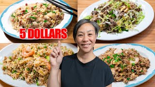 5 Fried Rice Meals Feed Your Family for LESS [upl. by Esinert]