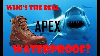 Waterproof Test Apex Hytest Work Boots 2019 [upl. by Leontina]