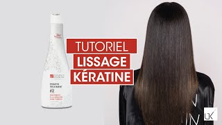 TUTORIEL Lissage soin à la Kératine  Le lissage Brésilien [upl. by Emarej804]