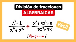 División de fracciones algebraicas [upl. by Helali349]