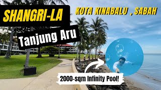 SHANGRILA TANJUNG ARU KOTA KINABALU SABAH  Full Hotel Tour  Fantastic 5Star Family Resort✨🏖 [upl. by Timon]