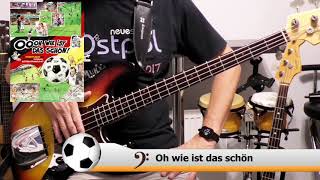 Mickie Krause Oh wie ist das schön ⚽  Bass Cover 🎧 [upl. by Crosse]