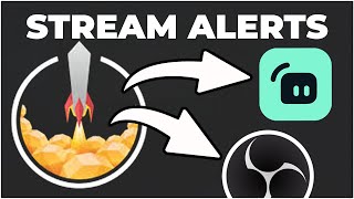 HOW TO ADD STREAM ALERTS  STREAMELEMENTS OBS STUDIO amp STREAMLABS OBS [upl. by Arden]