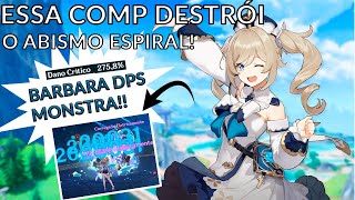 BARBARA DPS É REAL QUE COMP ABSURDA  GENSHIN IMPACT [upl. by Viehmann]