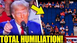 Trump HUMILIATED by EMPTY Rally INSTANTLY Loses IT [upl. by Ynohtnacram688]