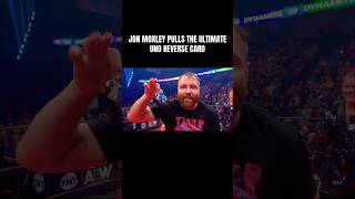 Jon Moxley Pulls The Ultimate Uno Reverse Card aew jonmoxley shorts [upl. by Gnay348]