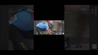 Remco Evenepoel cold Iconic celebration cycling remcoevenepoel fyp goat edit viralvideo [upl. by Ldnek290]