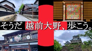 【福井県大野市】越前大野城城下、寺町・史跡を巡る、約7kmの散歩道。所要時間約4時間半。（※観光時間含む）。2024年5月上旬。 [upl. by Jaqitsch230]