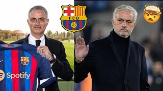 🤯​ JOSE MOURINHO LE FUTUR COACH DU FC BARCELONE  POUR REMPLACER XAVI [upl. by Voss]