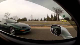 Turbo LT1 Camaro vs 444ci NA 02 zo6 [upl. by Amandi]