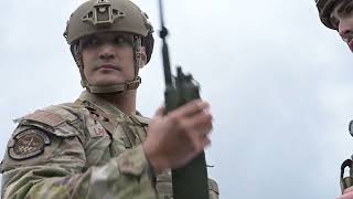 US Air Force Security Forces Cops Conduct Exercise that to get Strong Mentally and Sturdy Physical [upl. by Rovner149]