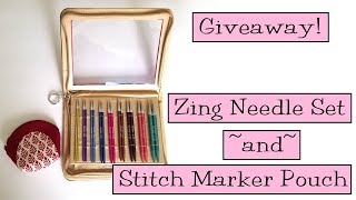 Knitters Pride Needle Set and Stitch Marker Pouch Giveaway [upl. by Ettevad]