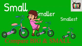 Compare sizes for kindergarten  Big and Small [upl. by Dougherty188]