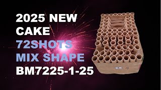 2025 NEW BM7225125 2530200MM 72SHOTS MIX SHAPE F3 CAKE [upl. by Ennovahs]