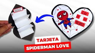 TARJETA DE AMOR DE SPIDERMAN  RAZONES PARA AMARTE  Marialis [upl. by Holmes]