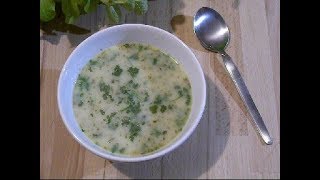 Recette du potage au cerfeuil frais [upl. by Ru]