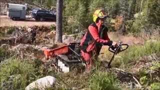 Terrängkörning med Nya JärnHästen Flex och en Älgtrac på skogsdag med GLOMMEN skog i Trysil [upl. by Hahn]