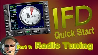 Avidyne IFD Tutorial  Part 1 Radio Tuning [upl. by Ojela]