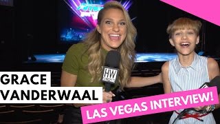 EXCLUSIVE Grace VanderWaal Talks New Album  Awkward Fan Encounter  Hollywire [upl. by Anala5]