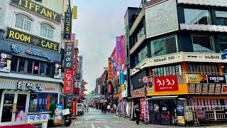 WindWalker Kondae Konkuk Station Food Alley  Seoul Early Evening Walk [upl. by Devona520]