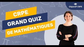 CRPE 2025  Grand quiz de maths  testez votre niveau pour le CRPE [upl. by Nahem]