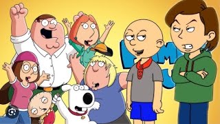 Classic Caillou Watches Family Guy Punishment DayGrounded viral funny classiccaillougetsgrounde [upl. by Acimak]