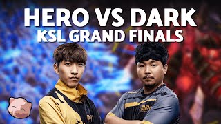 HERO vs DARK Grand Finals  KSL 32 Bo5 PvZ  StarCraft 2 [upl. by Junji997]