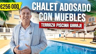 Chalet adosado en venta en mejor zona de Valencia 256 000 €  Alegria inmobiliaria [upl. by Enom]