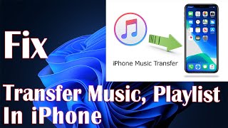 Transfer Music Playlist Of Apple Music Spotify And More With SongShift In iPhone  How To Fix [upl. by Araeit202]