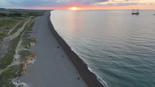 Sunset at Weybourne beach  10 August 2024 [upl. by Nyladnor]