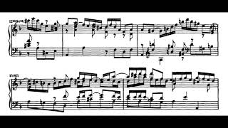 Ich säe meine Zähren BWV 146  JS Bach Score Animation [upl. by Noivax]