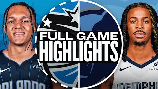 MAGIC at GRIZZLIES  FULL GAME HIGHLIGHTS  October 26 2024 [upl. by Kronfeld]