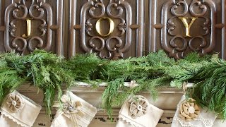 Simple Christmas Mantel [upl. by Hurst845]