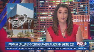 Palomar College To Keep Classes Online Through Spring 2021 Semester [upl. by Obala785]