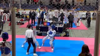 Alex’s Sparring Match at the 2024 TriStar Taekwondo Championship [upl. by Sven]