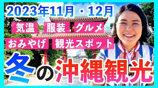 【沖縄観光NEWS】2023年11月•12月の沖縄を最高に楽しむならこちら！気温•服装•グルメ•おみやげ•観光などたくさん紹介するよー！ [upl. by Delaryd354]