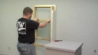 How To Replace the Weatherstrip on a Siteline Wood Double Hung Window [upl. by Fay]